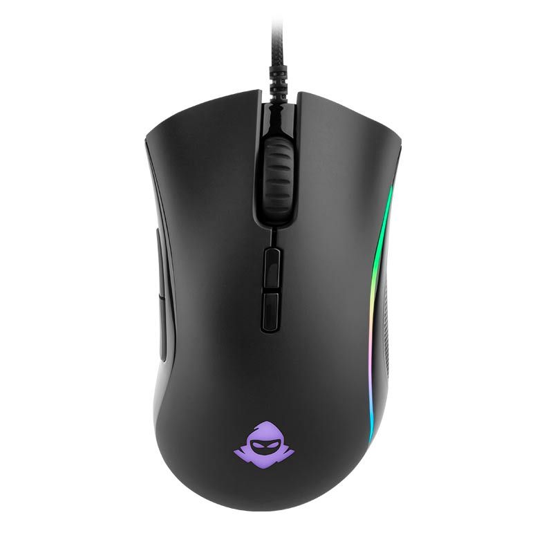 Kit Teclado e Mouse, Mouse Gamer Mancer Lead Rgb 10000dpi + Teclado Mecanico Mancer Shade Rainbow Rgb
