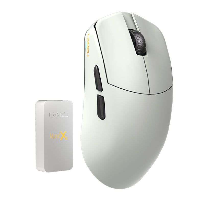 Mouse Gamer Lamzu Maya X, 3000DPI, 6 Botoes, Wireless, Cinza, MAYA-X-GREY