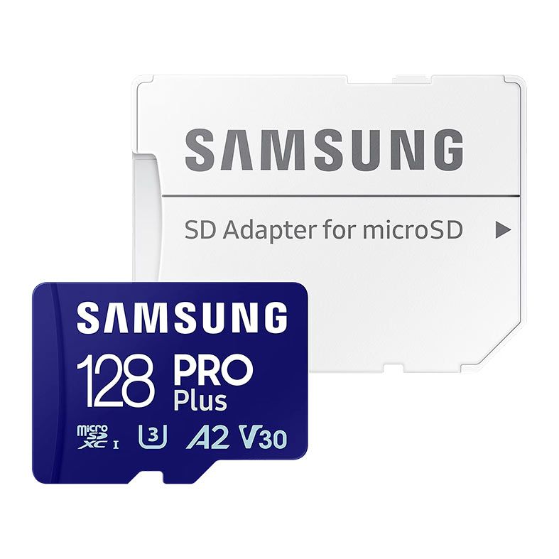 Cartao de Memoria Samsung PRO Plus, 128GB, MicroSDXC, UHS-I, MB-MD128SA-EU