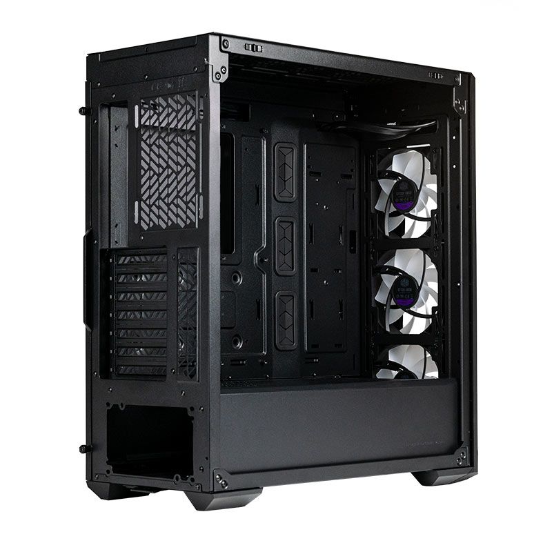 Gabinete Cooler Master Masterbox 520 Mesh, ARGB, Lateral de Vidro, 3 Fans, Preto, MB520-KGNN-S00