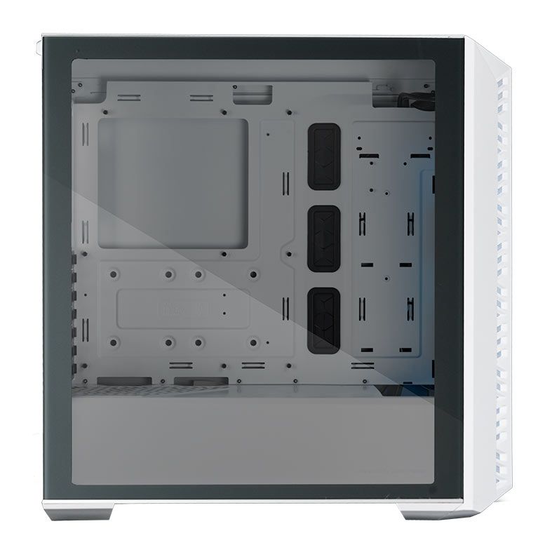 Gabinete Cooler Master Masterbox 520 Mesh, ARGB, Lateral de Vidro, 3 Fans, Branco, MB520-WGNN-S00