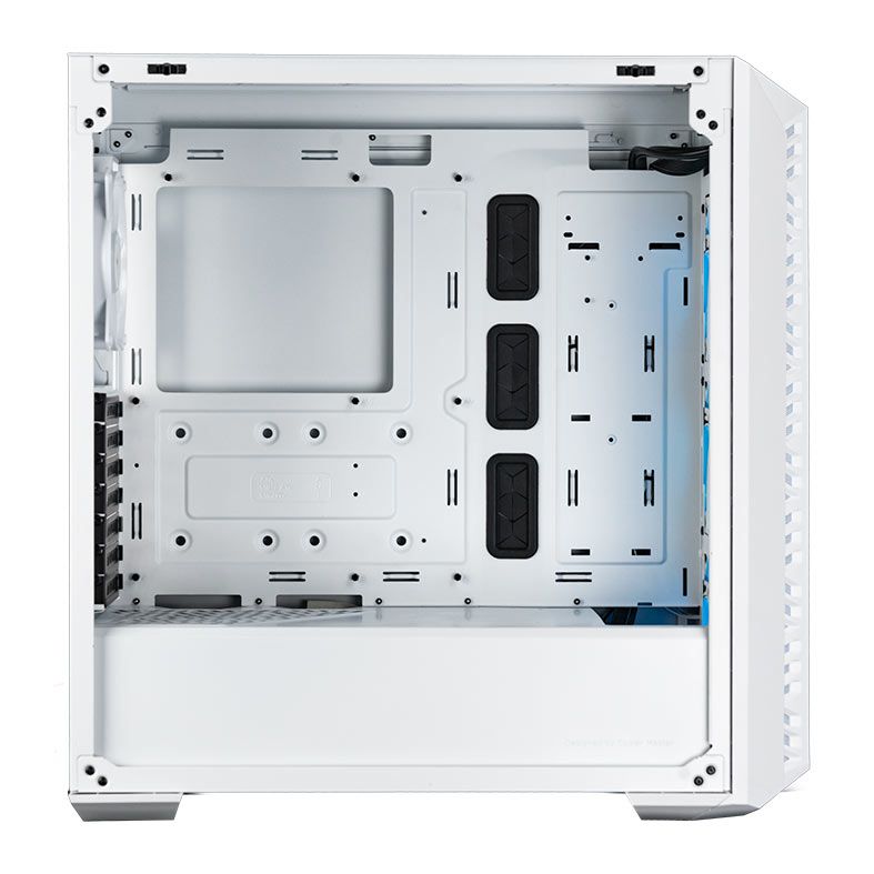 Gabinete Gamer Cooler Master Masterbox 520, ARGB, Lateral de Vidro, 4 Fans, Branco, MB520-WGNN-S01