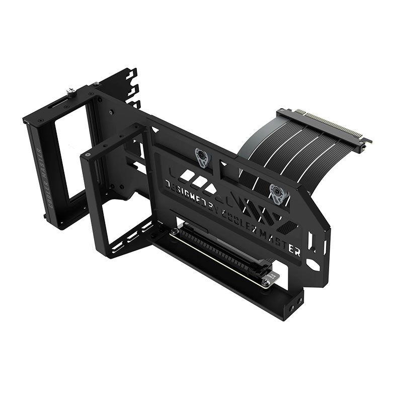 Kit de Suporte Para Placa de Video Vertical Cooler Master V3, Com Cabo Riser PCIE 5.0, Preto, MCA-U000C-KFVK03
