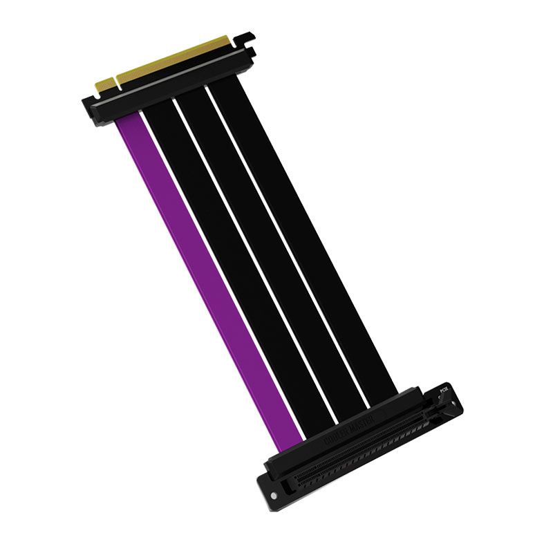 Kit Adaptador de Placa de Video Vertical Universal V2 Cooler Master, PCIe 4.0, Preto e Roxo, MCA-U000R-KFVK02