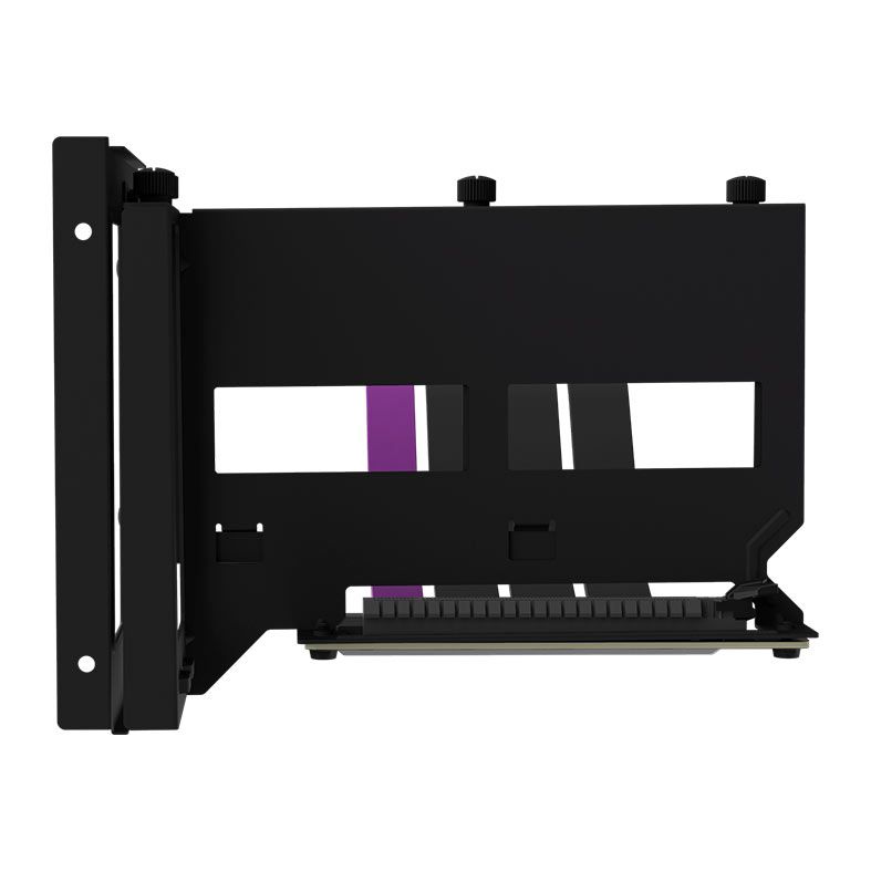 Kit Adaptador de Placa de Video Vertical Universal V2 Cooler Master, PCIe 4.0, Preto e Roxo, MCA-U000R-KFVK02