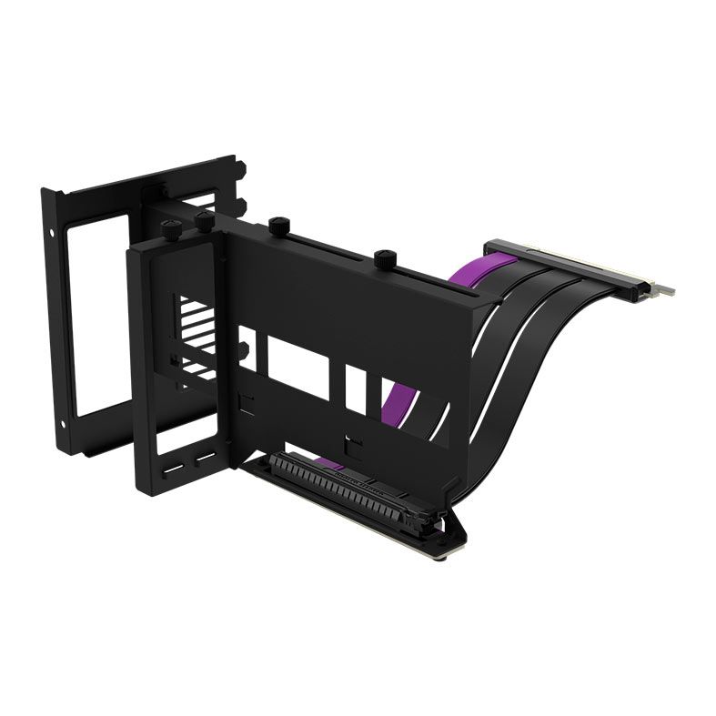 Kit Adaptador de Placa de Video Vertical Universal V2 Cooler Master, PCIe 4.0, Preto e Roxo, MCA-U000R-KFVK02