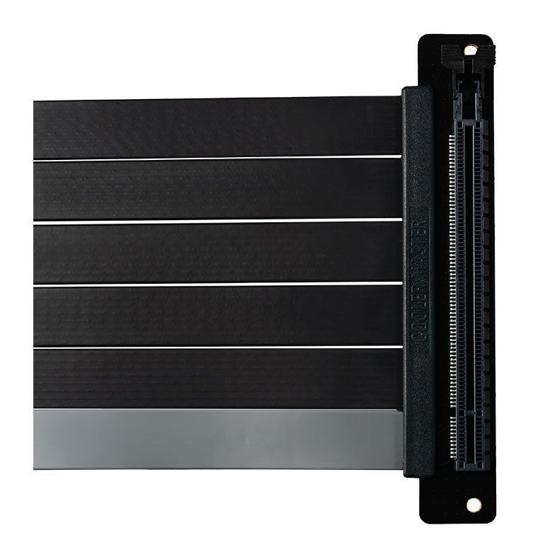 Cabo Riser Cooler Master V2, PCIe 4.0 x16, 200mm, Preto, MCA-U002R-KPCI40-200