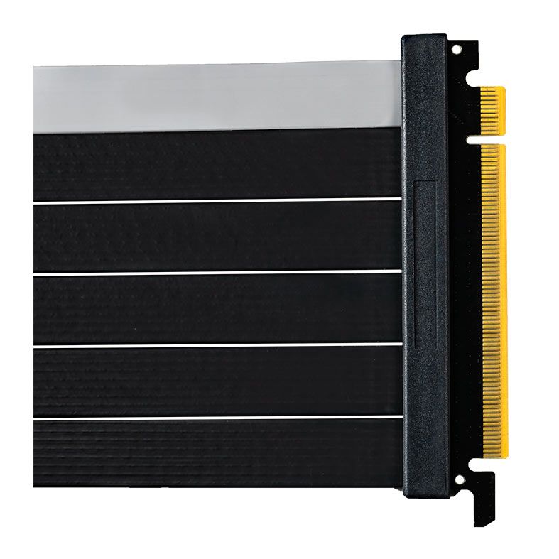 Cabo Riser Cooler Master V2, PCIe 4.0 x16, 200mm, Preto, MCA-U002R-KPCI40-200