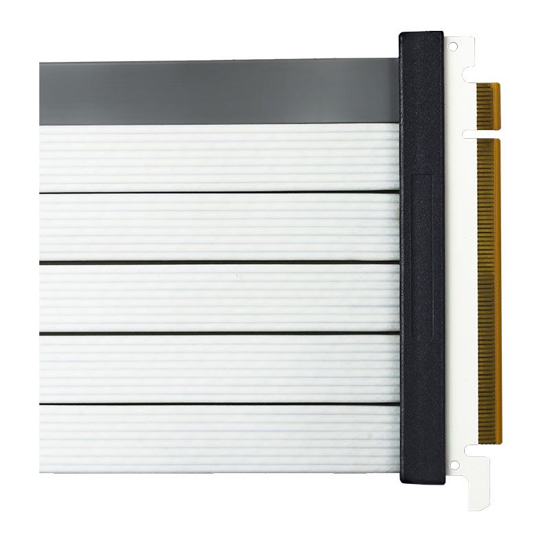 Cabo Riser Cooler Master V2, PCIe 4.0 x16, 300mm, Branco, MCA-U002R-WPCI40-300