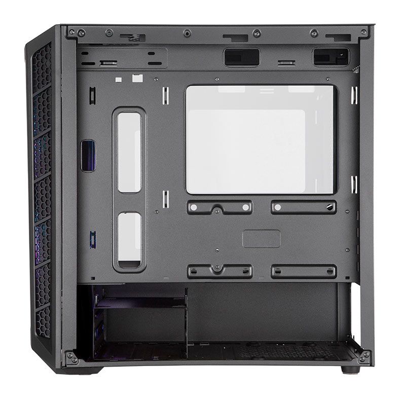 Gabinete Cooler Master Masterbox MB311L ARGB, Mini-Tower, Lateral de Vidro, Com 2 Fans, Preto, MCB-B311L-KGNN-S02