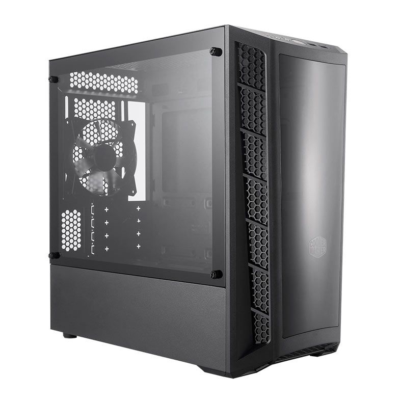 Gabinete Cooler Master Masterbox MB320L, Mini-Tower, Lateral de Vidro, Com 1 Fans, Preto, MCB-B320L-KGNN-S00