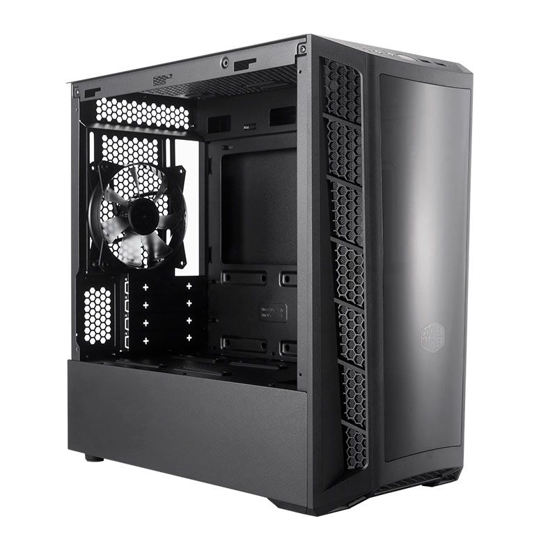 Gabinete Cooler Master Masterbox MB320L, Mini-Tower, Lateral de Vidro, Com 1 Fans, Preto, MCB-B320L-KGNN-S00