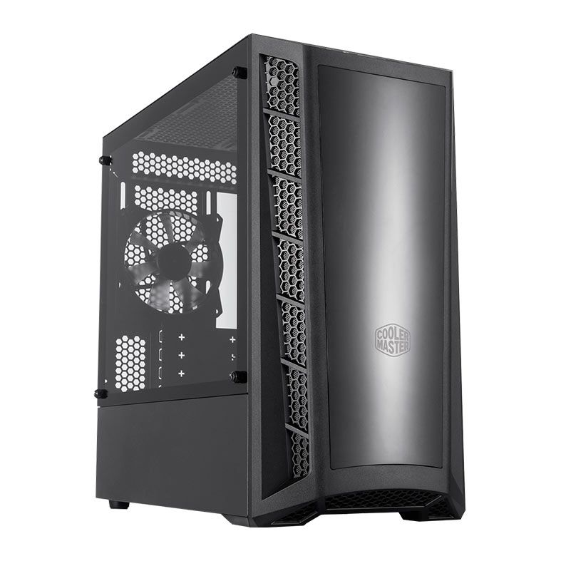 Gabinete Cooler Master Masterbox MB320L, Mini-Tower, Lateral de Vidro, Com 1 Fans, Preto, MCB-B320L-KGNN-S00