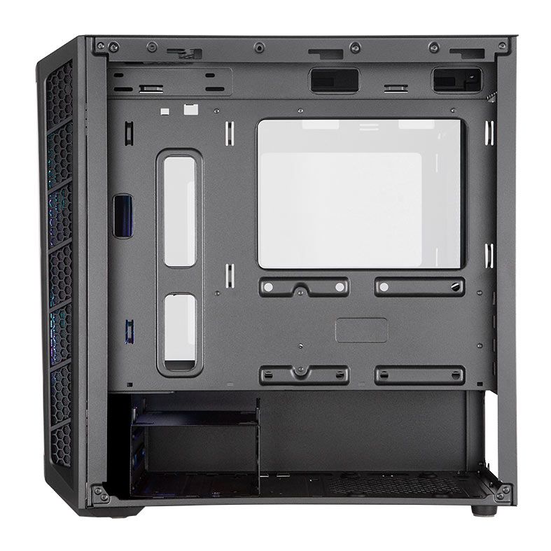 Gabinete Cooler Master Masterbox MB320L ARGB, Mini-Tower, Lateral de Vidro, Com 2 Fans, Preto, MCB-B320L-KGNN-S02