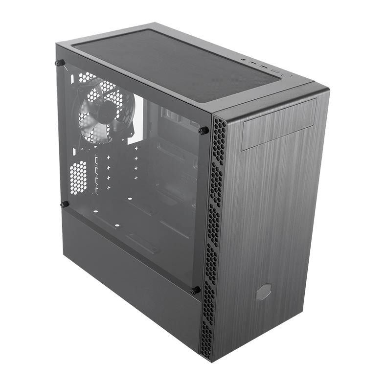 Gabinete Cooler Master Masterbox MB400L Lateral Vidro Preto com ODD, MCB-B400L-KG5N-S00