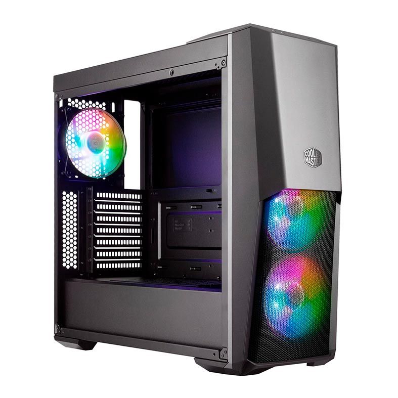 Gabinete Cooler Master Masterbox MB500 ARGB Lateral Vidro Preto, MCB-B500D-KGNN-S01