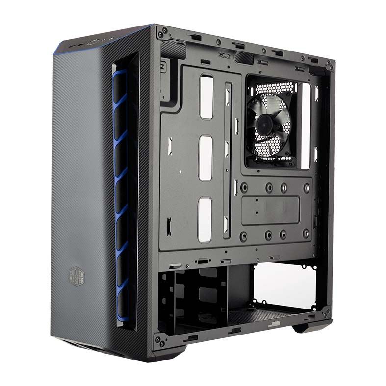 Gabinete Cooler Master Masterbox MB510L Lateral Acrilico Preto/Azul, MCB-B510L-KANN-S03