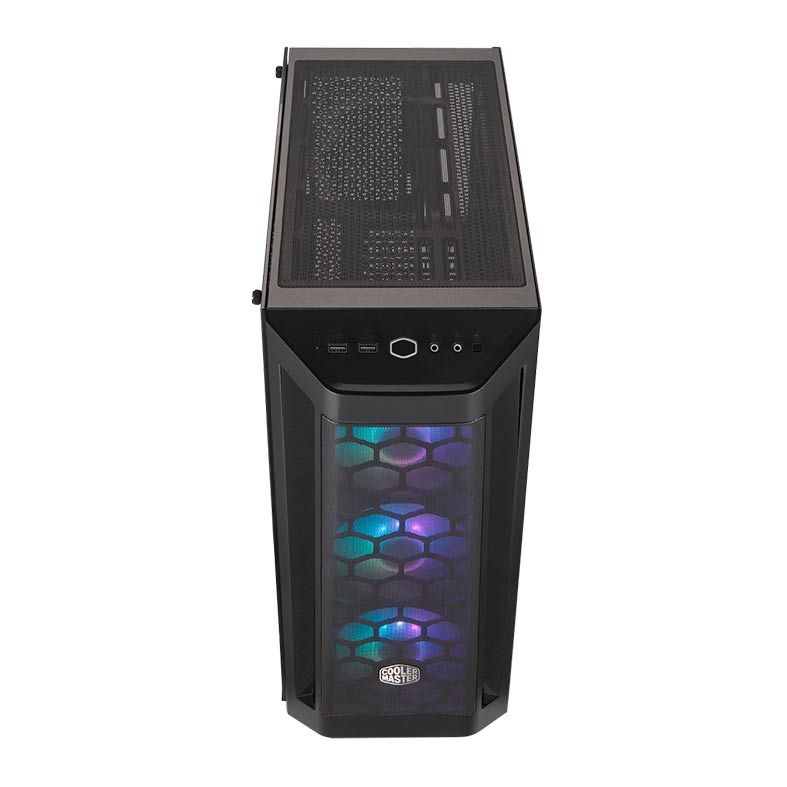 Gabinete Cooler Master Masterbox MB511 ARGB Lateral Vidro Preto, MCB-B511D-KGNN-RGA
