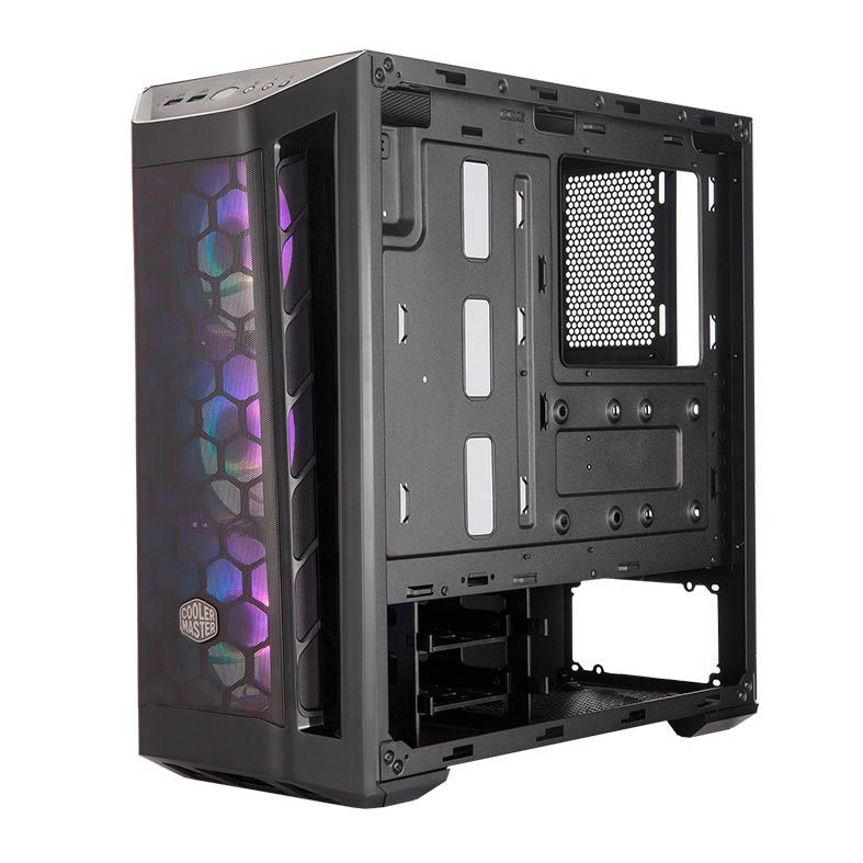 Gabinete Cooler Master Masterbox MB511 ARGB Lateral Vidro Preto, MCB-B511D-KGNN-RGA