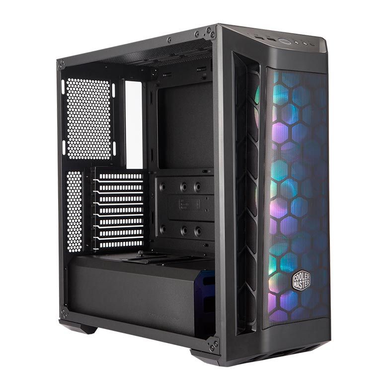 Gabinete Cooler Master Masterbox MB511 ARGB Lateral Vidro Preto, MCB-B511D-KGNN-RGA