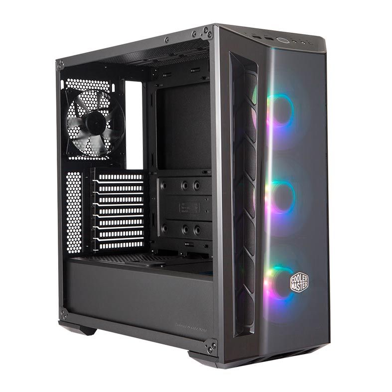 Gabinete Cooler Master Masterbox MB520 ARGB Lateral Vidro Temp Preto, MCB-B520-KGNN-RGA