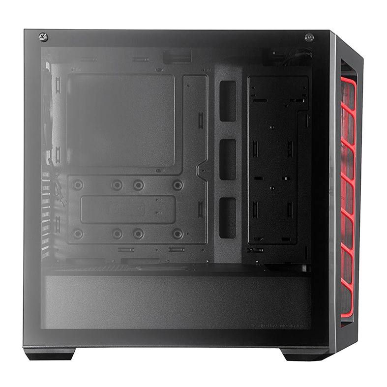 Gabinete Cooler Master Masterbox MB520 TG Lateral Vidro Preto/Vermelho, MCB-B520-KGNN-S00