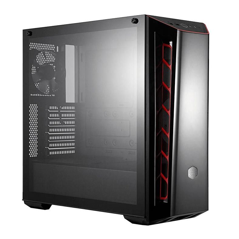 Gabinete Cooler Master Masterbox MB520 TG Lateral Vidro Preto/Vermelho, MCB-B520-KGNN-S00