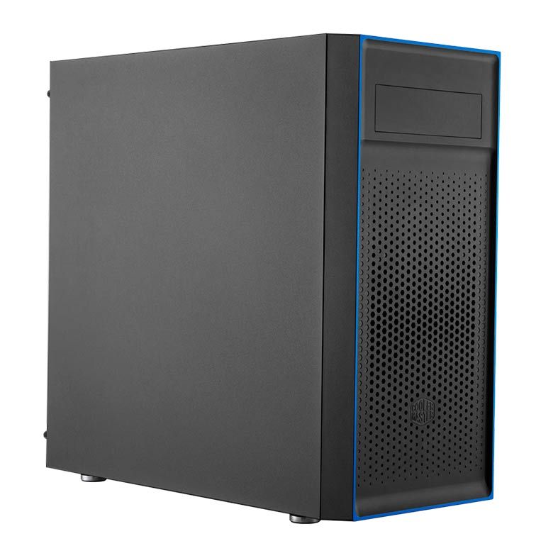 Gabinete Cooler Master Masterbox E501L Preto/Azul, MCB-E501L-KN5N-S00