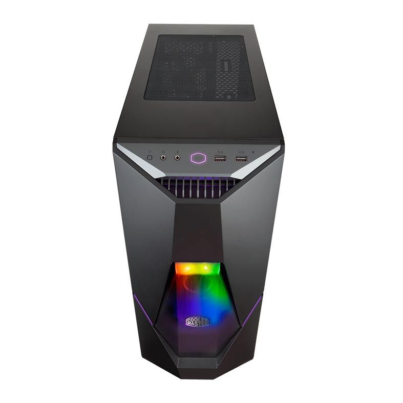 Gabinete Cooler Master Masterbox K500 ARGB Lateral Vidro Preto, MCB-K500D-KGNN-S02