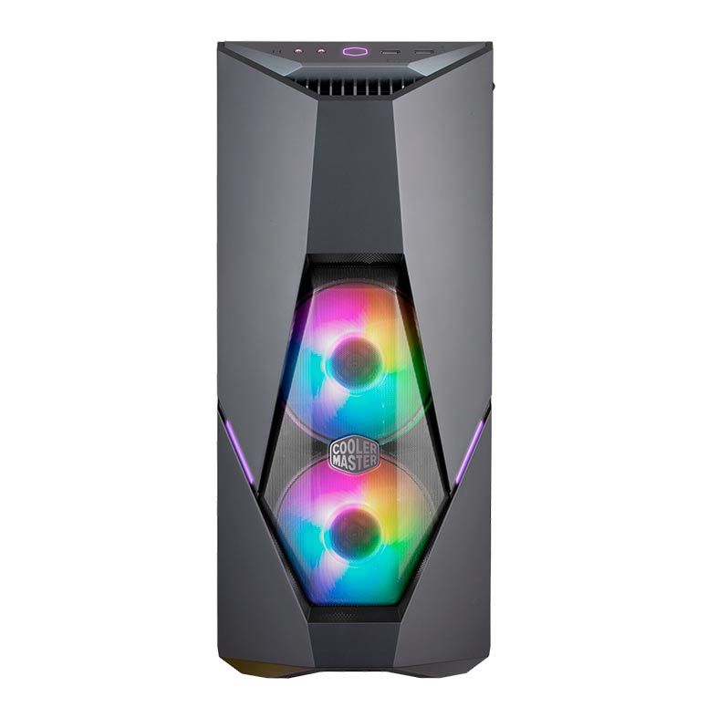 Gabinete Cooler Master Masterbox K500 ARGB Lateral Vidro Preto, MCB-K500D-KGNN-S02