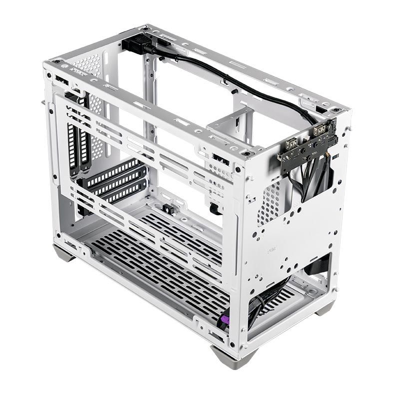 Gabinete Cooler Master Masterbox NR200P Lateral Vidro Branco, MCB-NR200P-WGNN-S00