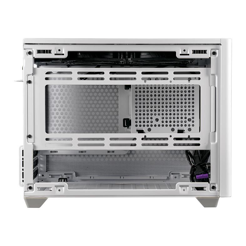 Gabinete Cooler Master Masterbox NR200P Lateral Vidro Branco, MCB-NR200P-WGNN-S00