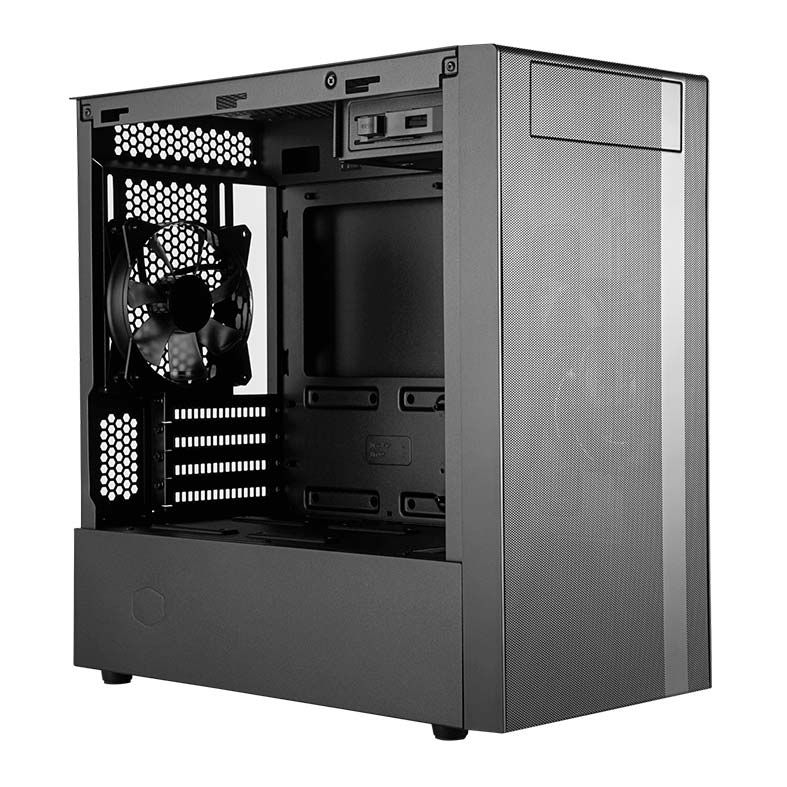 Gabinete Cooler Master Masterbox NR400 Lateral Vidro Temp Preto com ODD, MCB-NR400-KG5N-S00