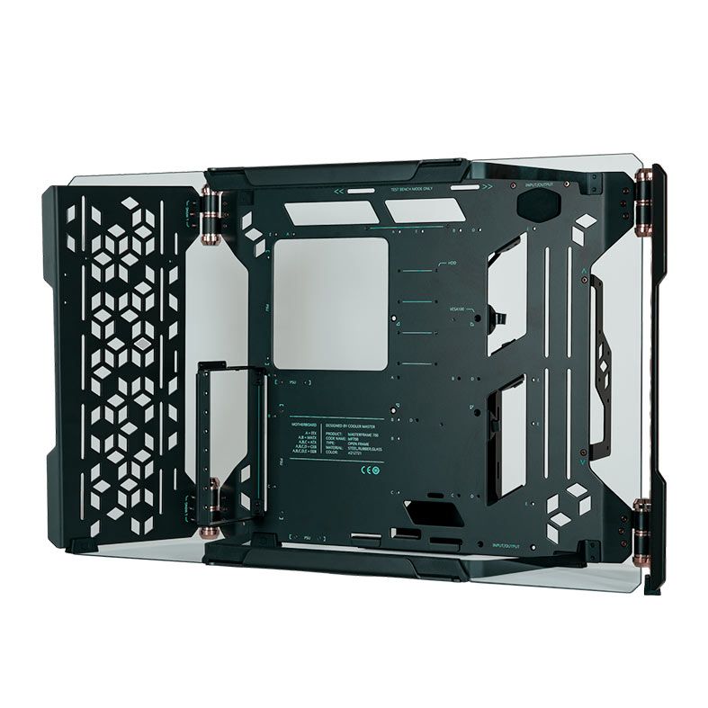Gabinete Cooler Master MasterFrame 700, Full-Tower, Vidro Temp, Preto, MCF-MF700-KGNN-S00