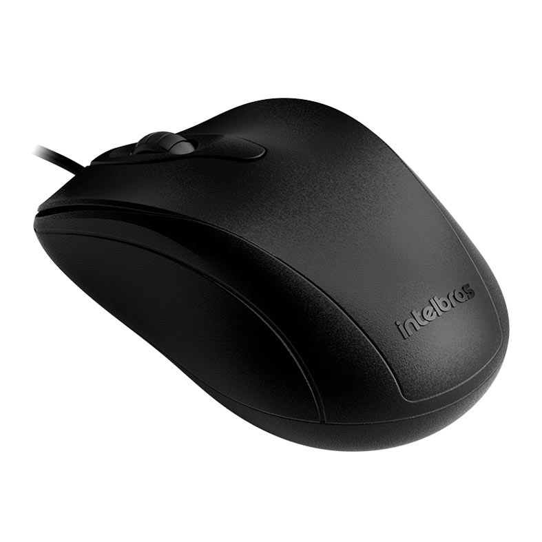Mouse Office Intelbras MCI10, 1000DPI, USB, Preto, MCI10