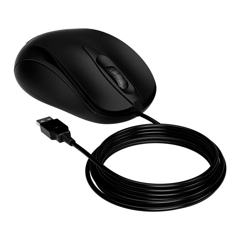 Mouse Office Intelbras MCI20, 1000DPI, USB, Preto, MCI20