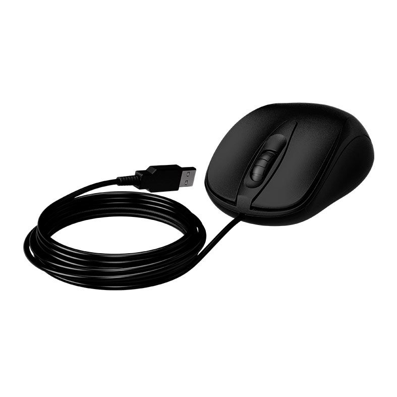 Mouse Office Intelbras MCI20, 1000DPI, USB, Preto, MCI20