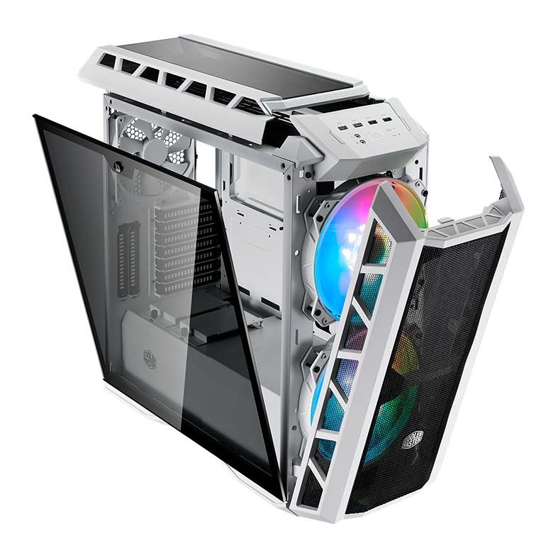 Gabinete Cooler Master Mastercase H500P Mesh ARGB Branco, MCM-H500P-WGNN-S01