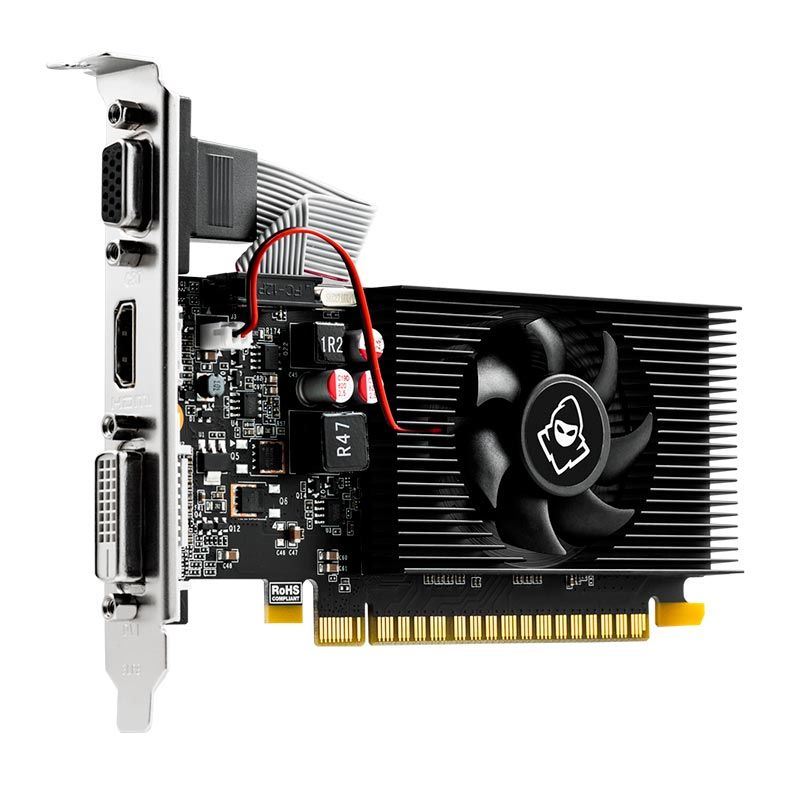 Placa de Vídeo Mancer GeForce GT 710 2GB GDDR3 64Bit, MCR-7102GD3-V1