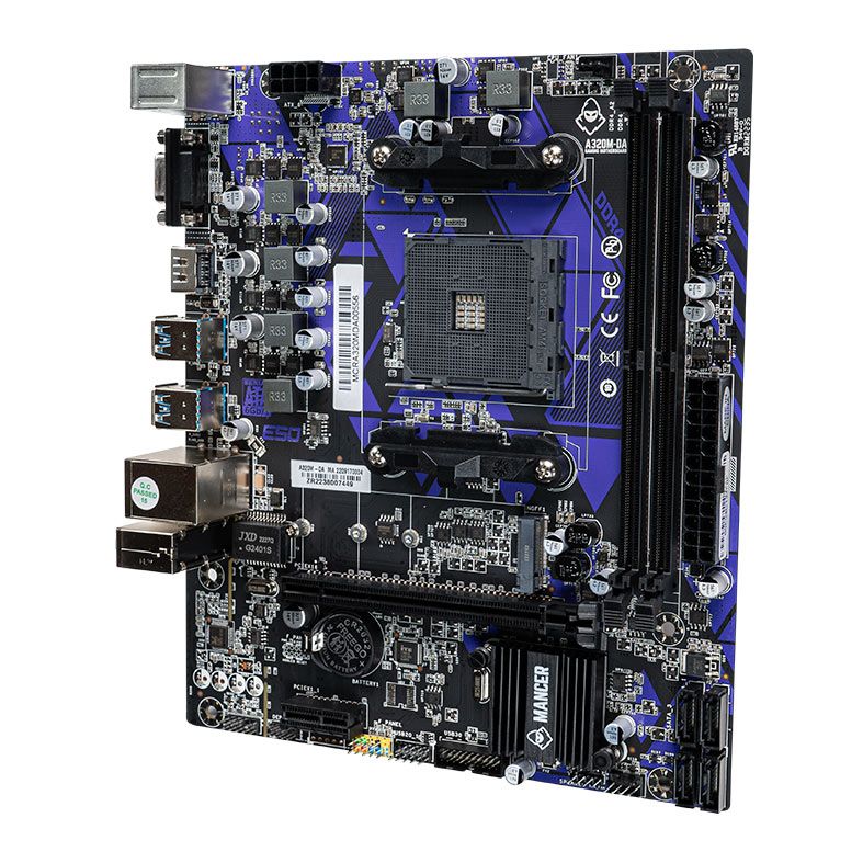 Placa Mae Mancer A320M-DA, DDR4, Socket AM4, M-ATX, Chipset AMD A320, MCR-A320M-DA