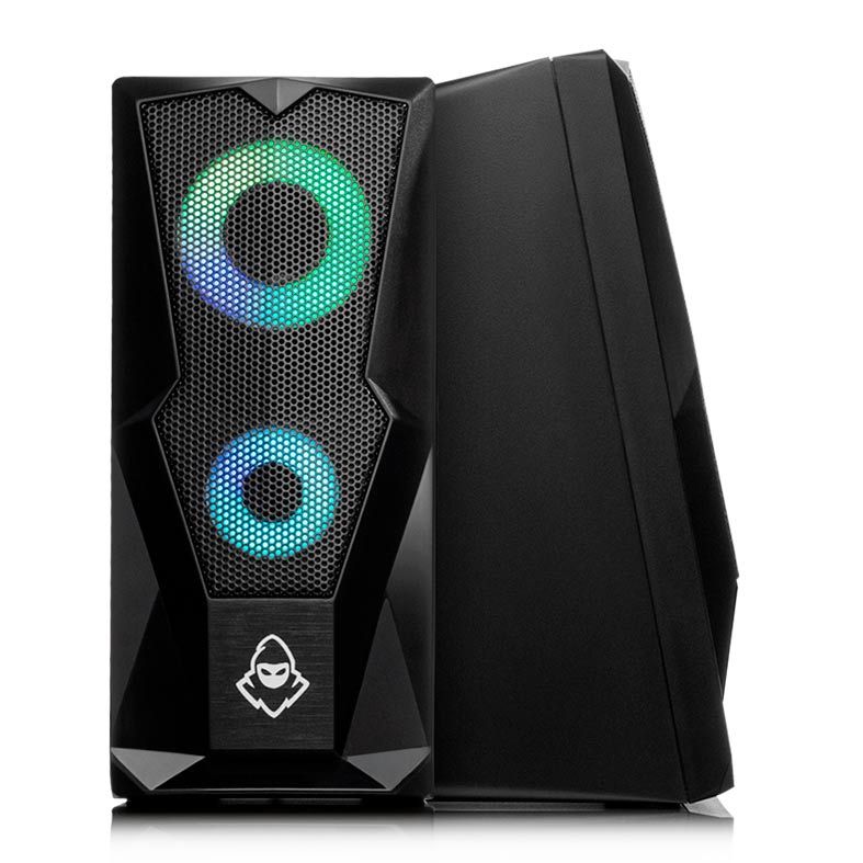 Caixa de Som Mancer Arrow RGB Rainbow 2x3W, MCR-ARW-RB01
