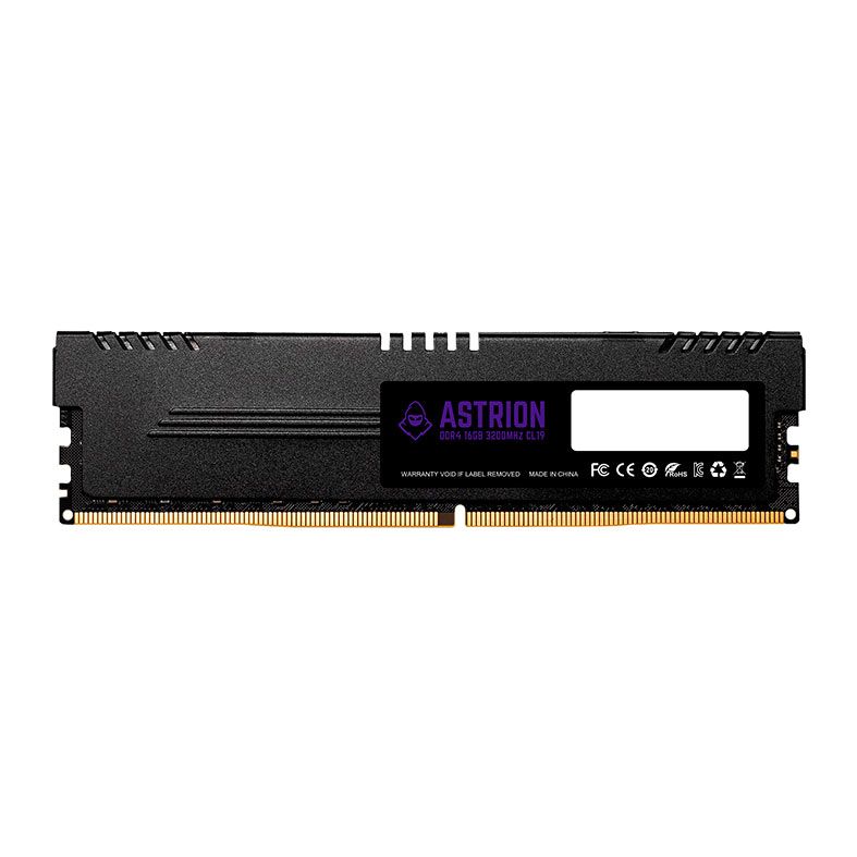 Memoria Mancer Astrion, 16GB (1x16GB), DDR4, 3200MHz, C19, Preto, MCR-ASTN-16GB