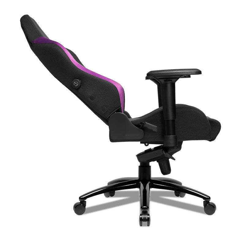 Cadeira Gamer Mancer Cycles Z Moon, Espuma Moldada, Braco 4D, Preto e Roxo, MCR-CCM-PPL