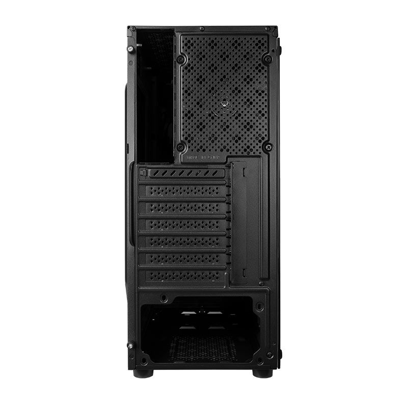 Gabinete Gamer Mancer Crusader, Mid-Tower, Lateral de Vidro, Com 1 Fan, Preto, MCR-CSD-BK01