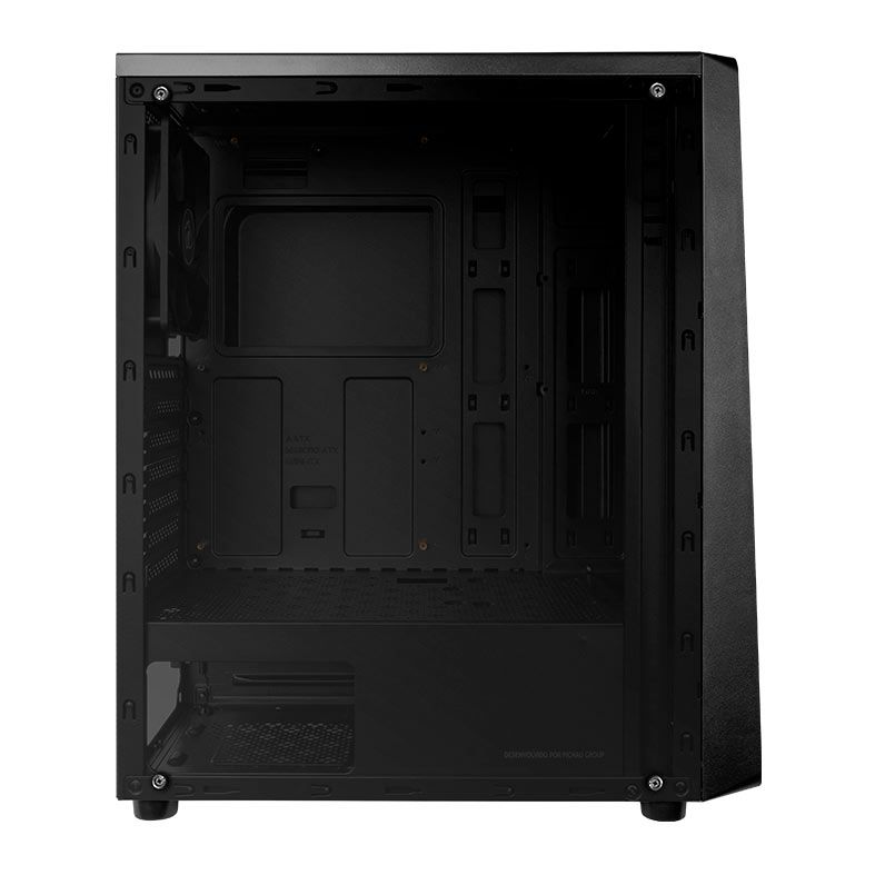 Gabinete Gamer Mancer Crusader, Mid-Tower, Lateral de Vidro, Com 1 Fan, Preto, MCR-CSD-BK01
