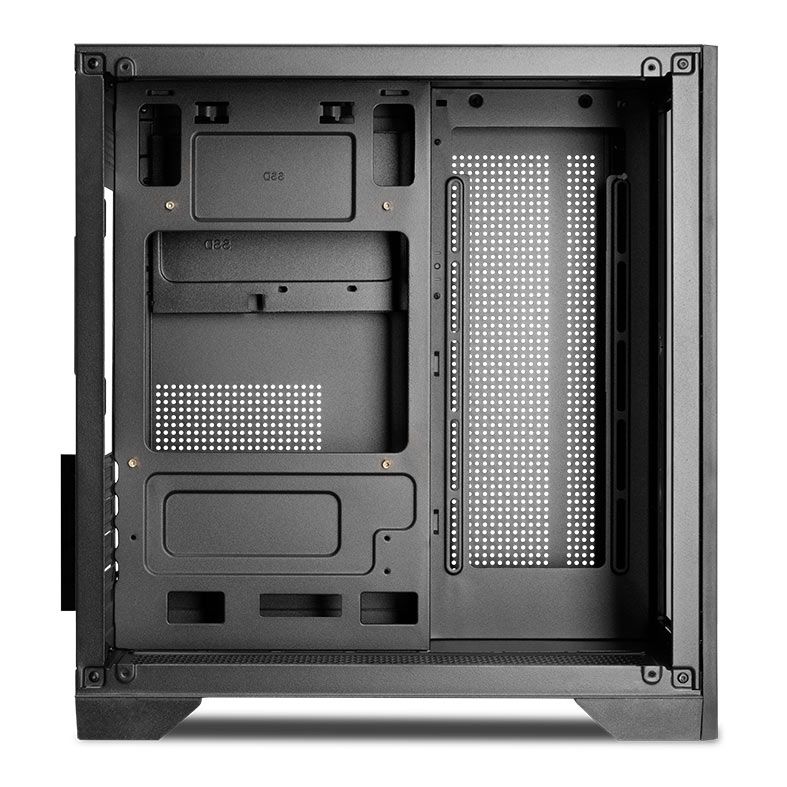 Gabinete Gamer Mancer CV100, Mid-Tower, Lateral De Vidro, Preto, MCR-CV100-BK