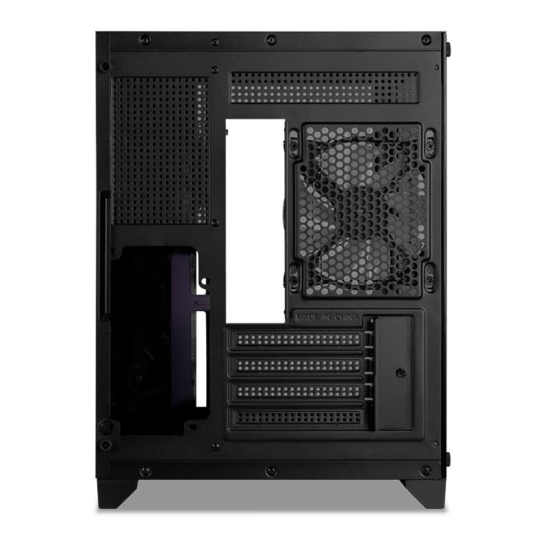 Gabinete Gamer Mancer CV100 Purple Edition, ARGB, Mid-Tower, Lateral De Vidro, Com 3 Fans, Preto, MCR-CV100-PEB