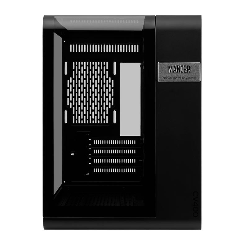 Gabinete Gamer Mancer CV400, Mid-Tower, Lateral de Vidro Preto, MCR-CV400-BK