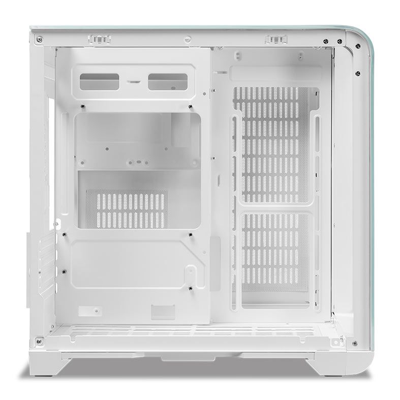 Gabinete Gamer Mancer CV400, Mid-Tower, Lateral de Vidro Branco, MCR-CV400-WH