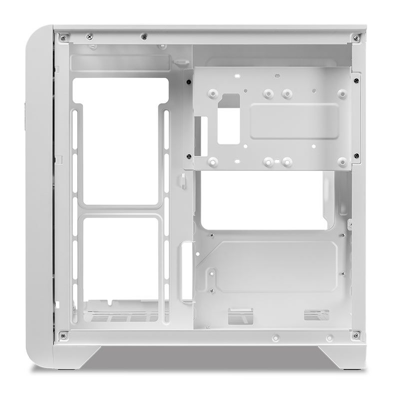 Gabinete Gamer Mancer CV400, Mid-Tower, Lateral de Vidro Branco, MCR-CV400-WH